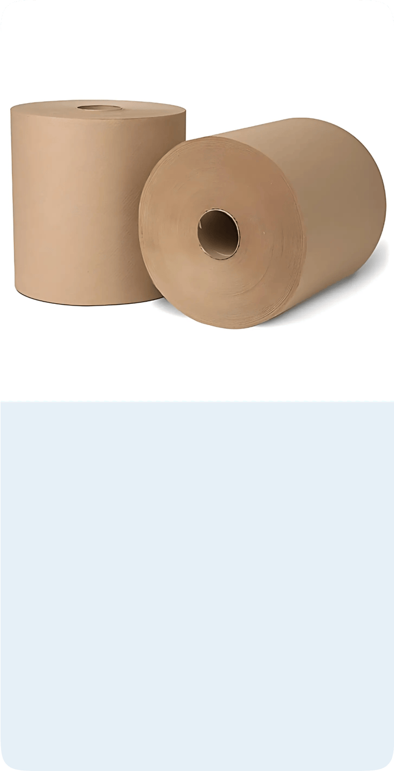 toalla de manos natural de una hoja