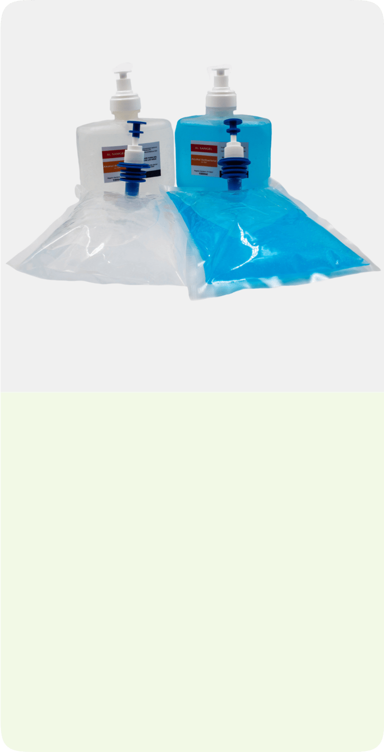 jabón de manos en espuma, con aroma