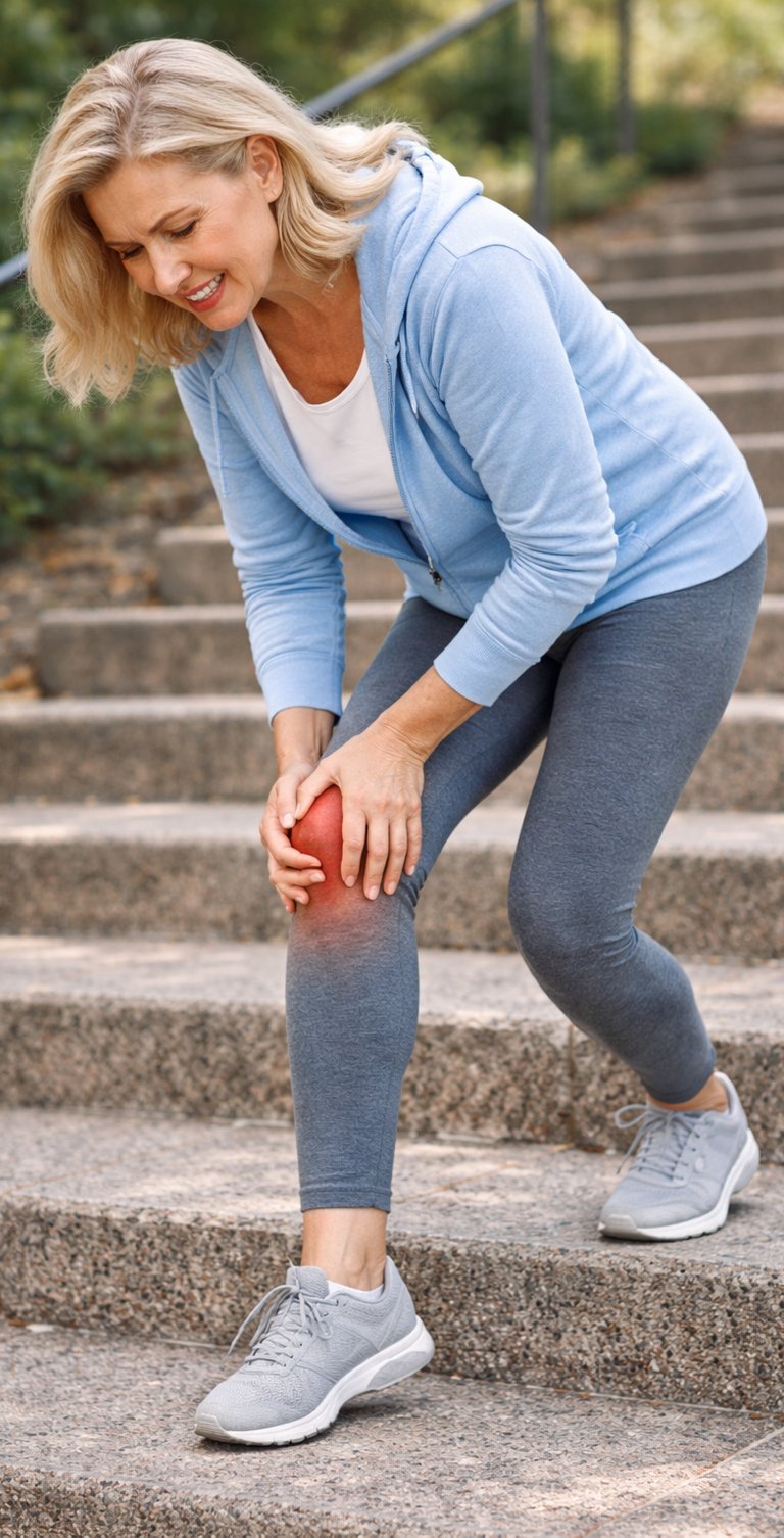 douleur du genou escaliers
