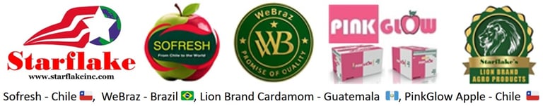 Starflake, Sofresh, Pink Glow Apple, Lion Brand, Webraz Food Service Group