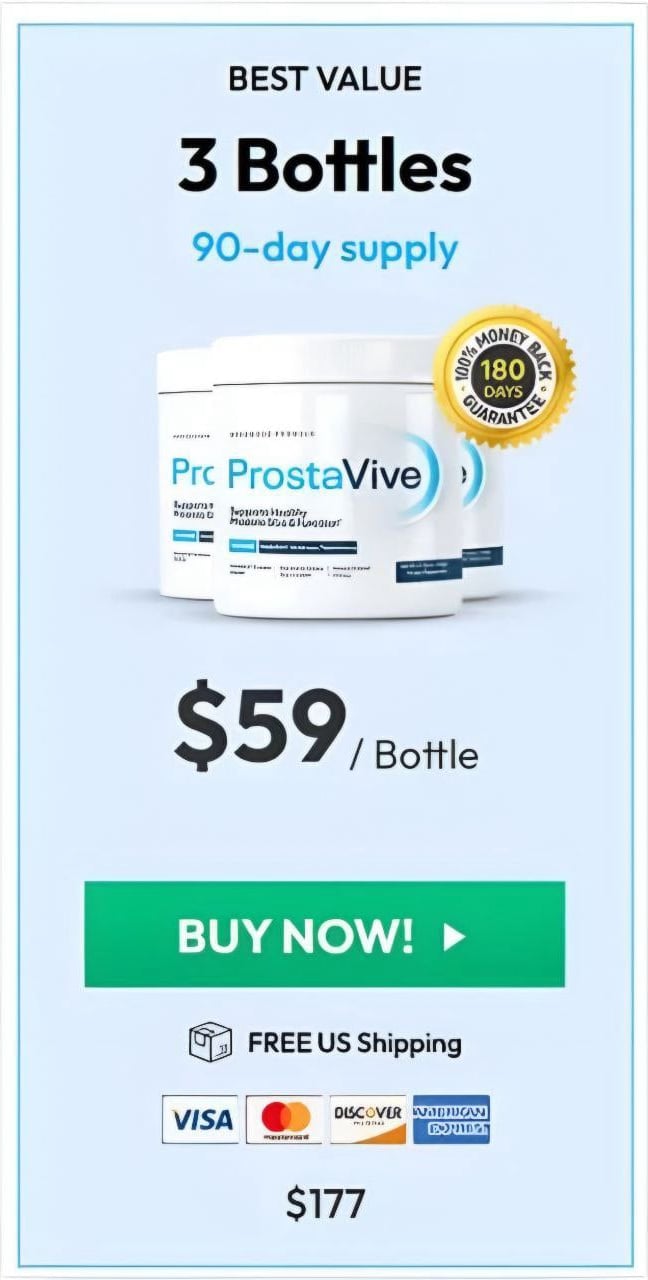 ProstaVive three bottles offier price