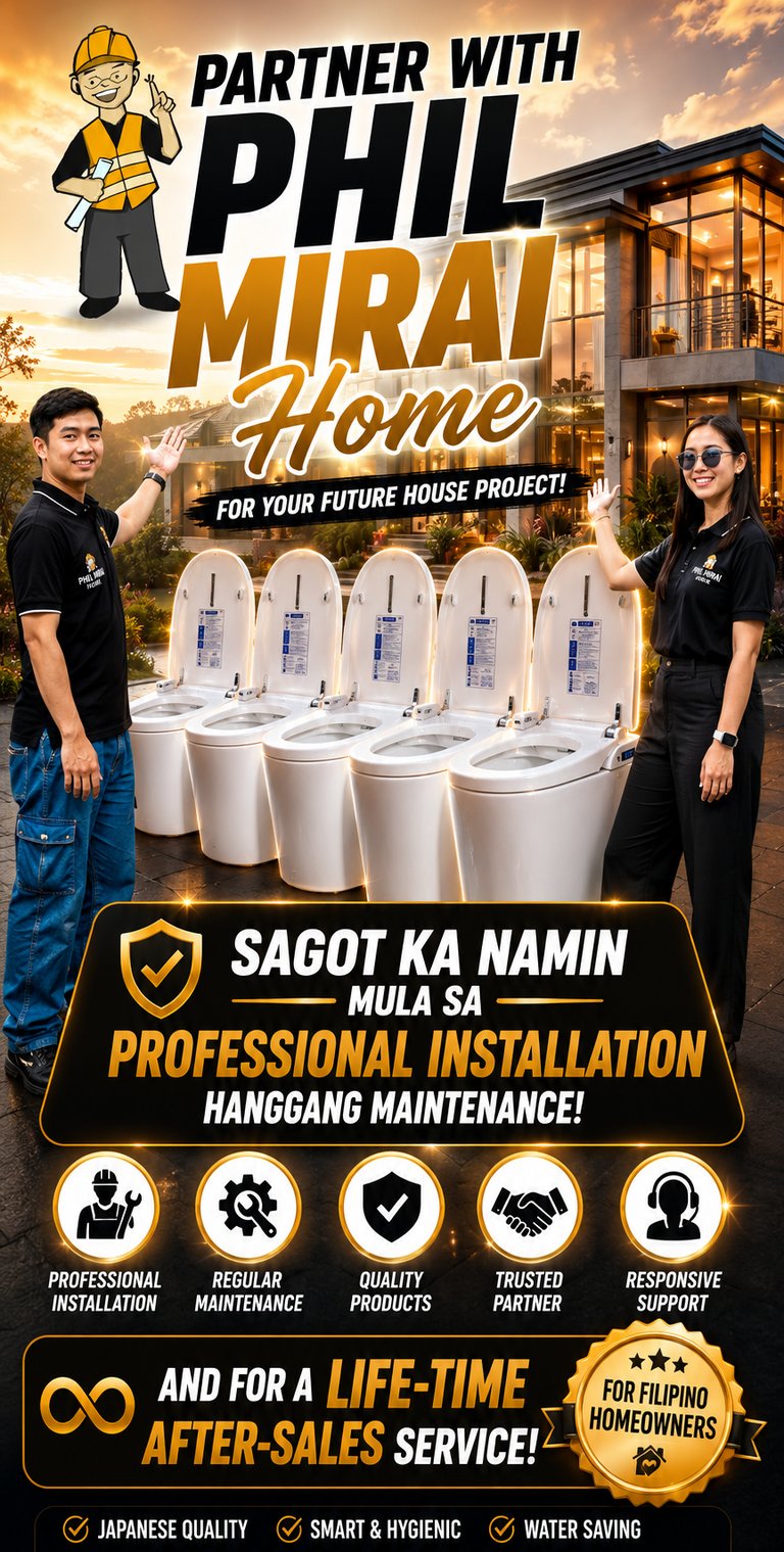 Collaboration with PhilMirai Home Smart Toilet Philippines 