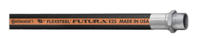 Flexsteel® Futura ™ E25 está diseñada para suministrar combustibles con mezclas de etanol hasta un 2