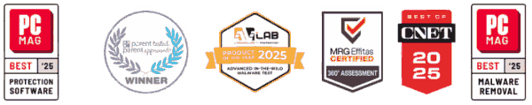 Awards Won by Malwarebytes