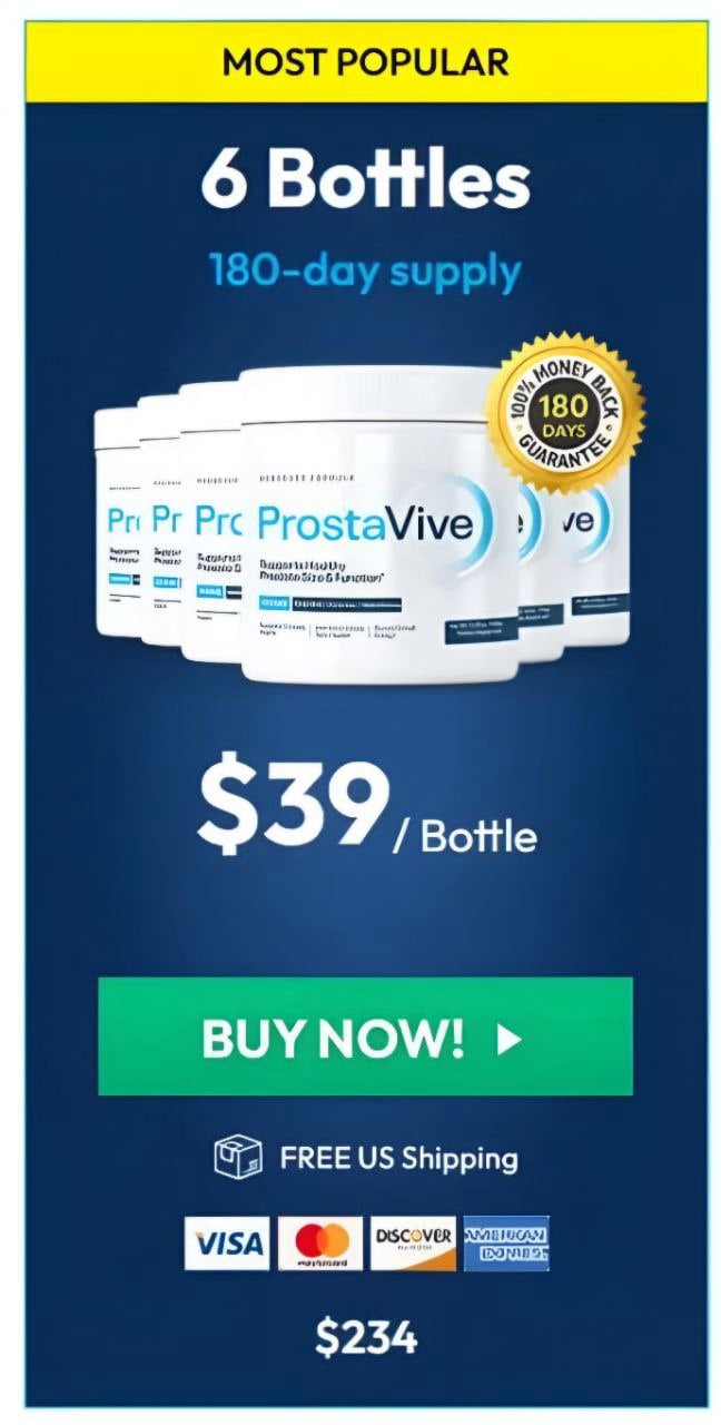 ProstaVive six bottles offier price