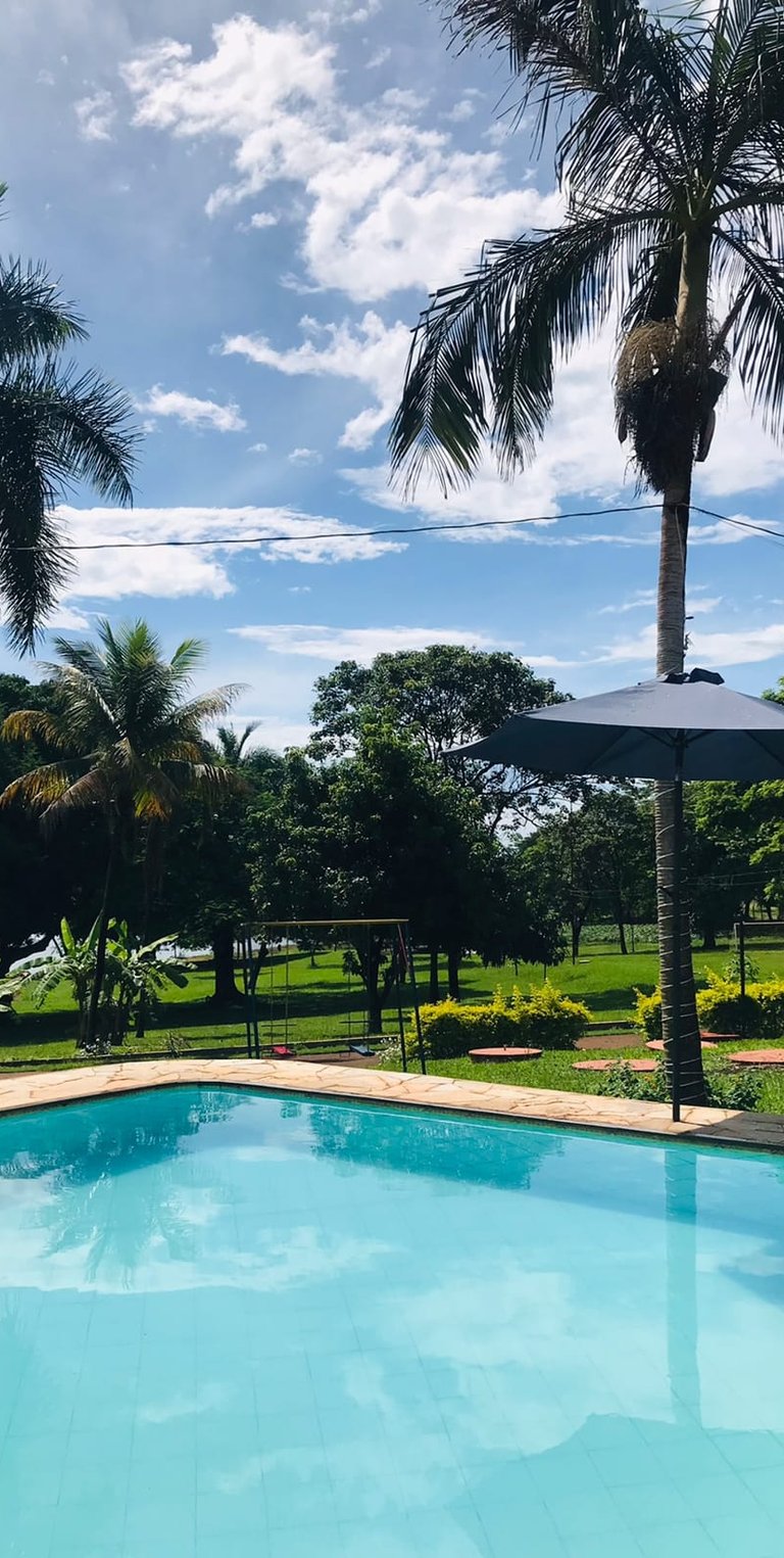 Piscina aquecida do Rancho do Neneco - Rancho para alugar em Miguelópolis SP