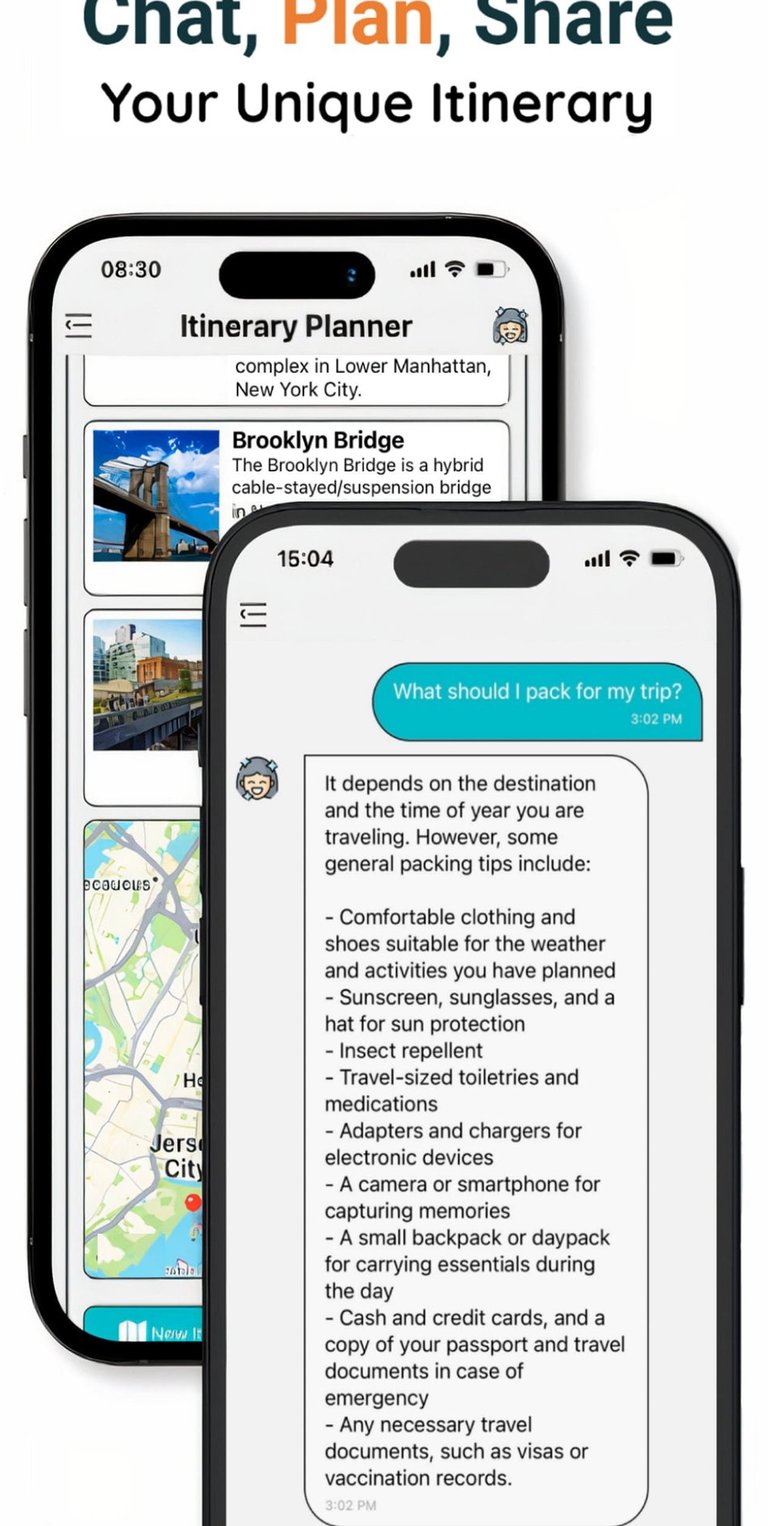 TRIPChatter Travel AI GPT chat assistant, AI itinerary planner