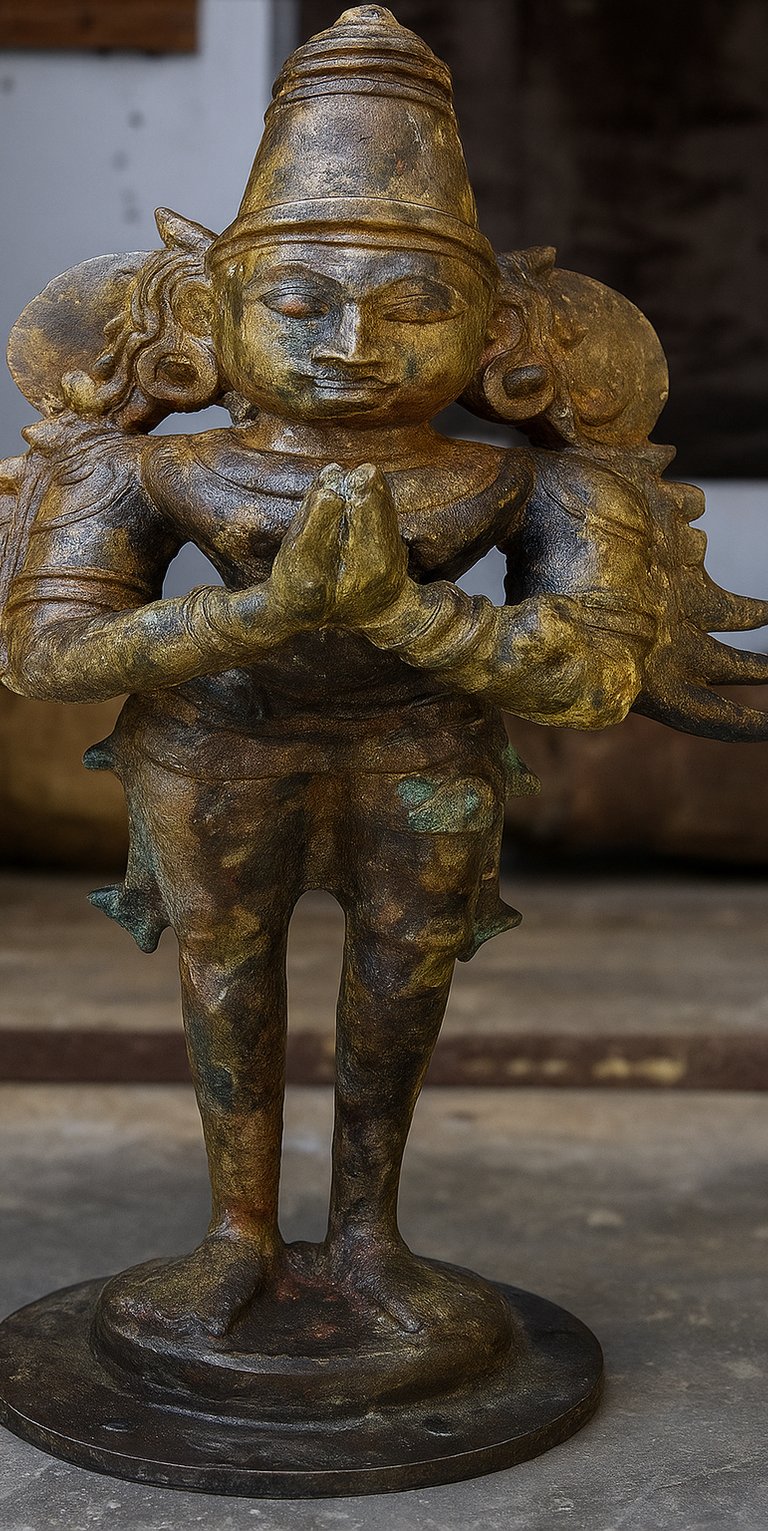 Ancient Statue caight in Tirunelveli