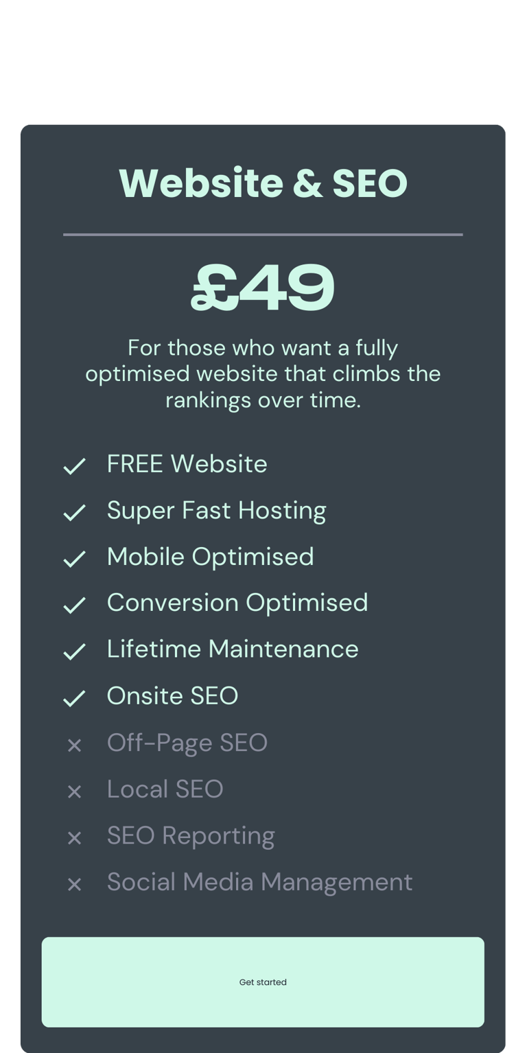 website & seo package