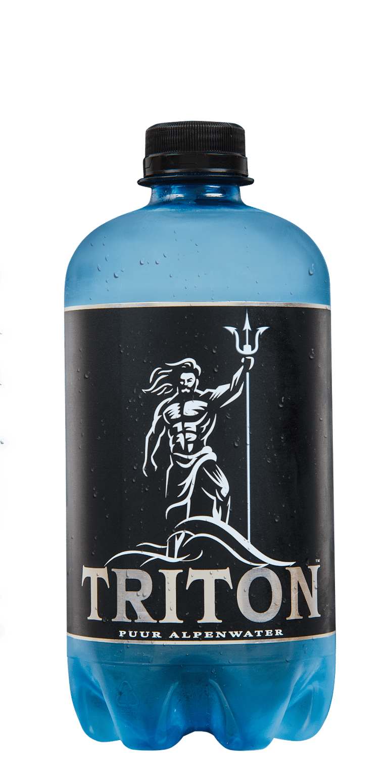 Triton water - Natuurlijk niet-bruisend mineraalwater in blauwe zwarte designfles