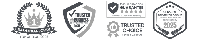 Meegan Glass and Aluminum Supply Trust Badge and Awards