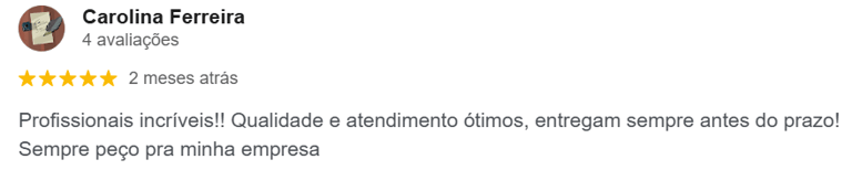 Avaliações no Google