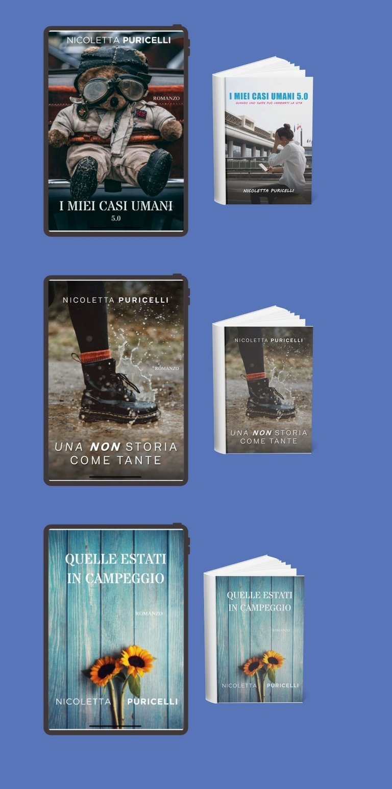 Le diverse copertine della serie "Casi umani"