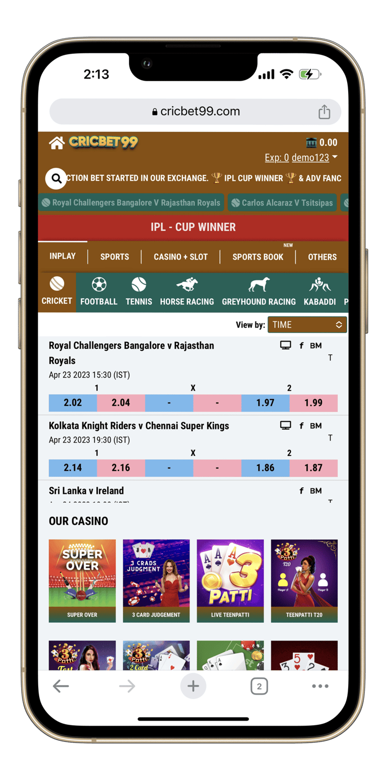 Cricbet99 Cricket id
