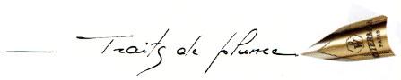 Image reflétant l'écriture avec une plume de taille Extra-Fine (EF).