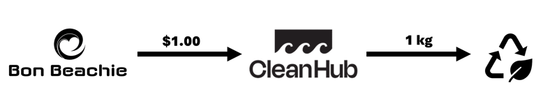 The clean up process of Bon Beachie with CleanHub