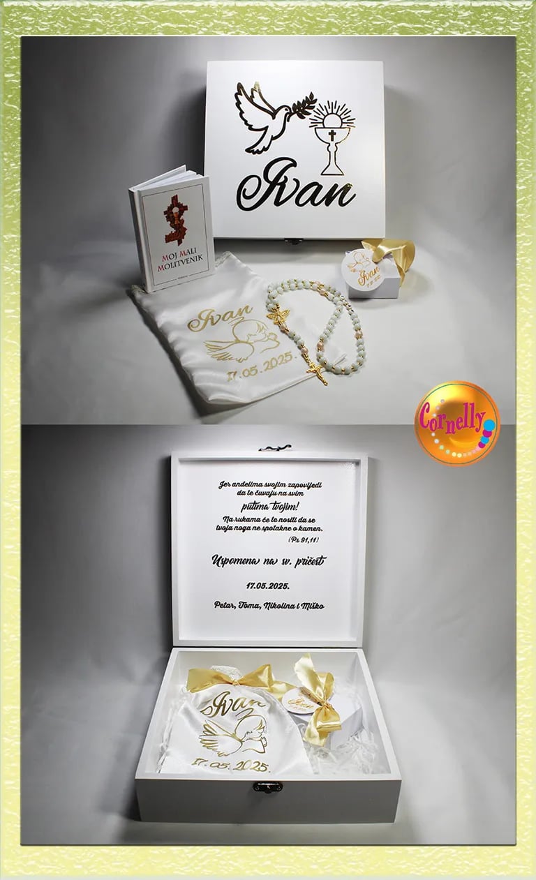 Pokloni uspomena za Prvu Svetu Pričest Cornelly