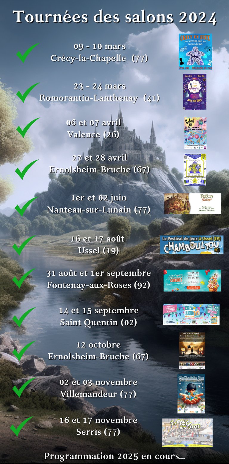 tournées des salons 2024