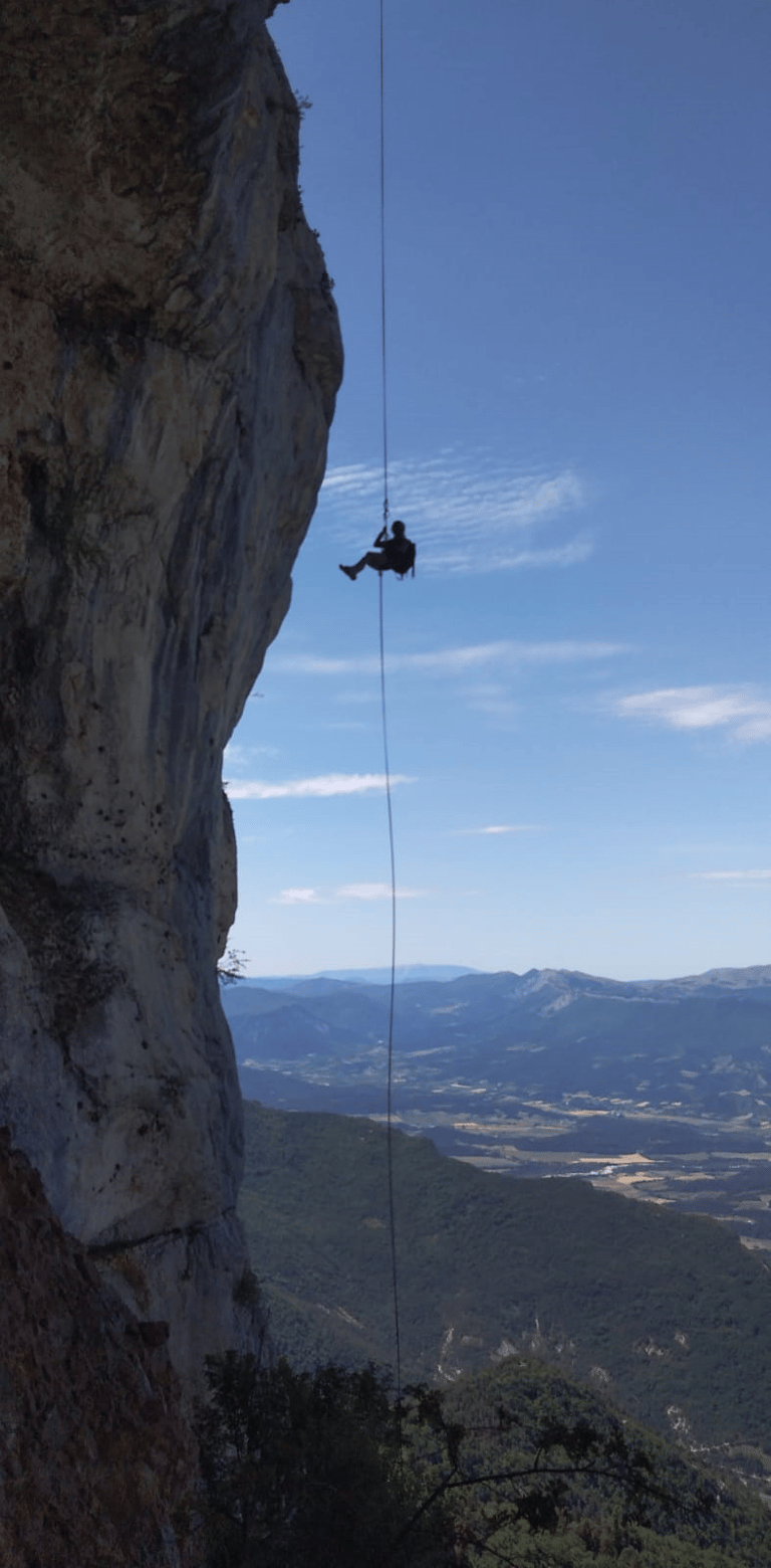 escalade rappel via ferrata rando du vertige
