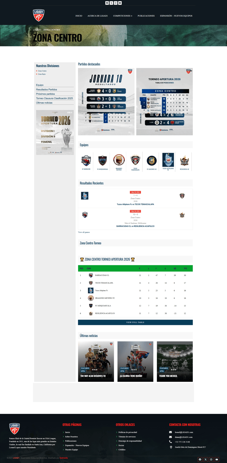 United Premier Soccer en USA League, Fundada en 2011