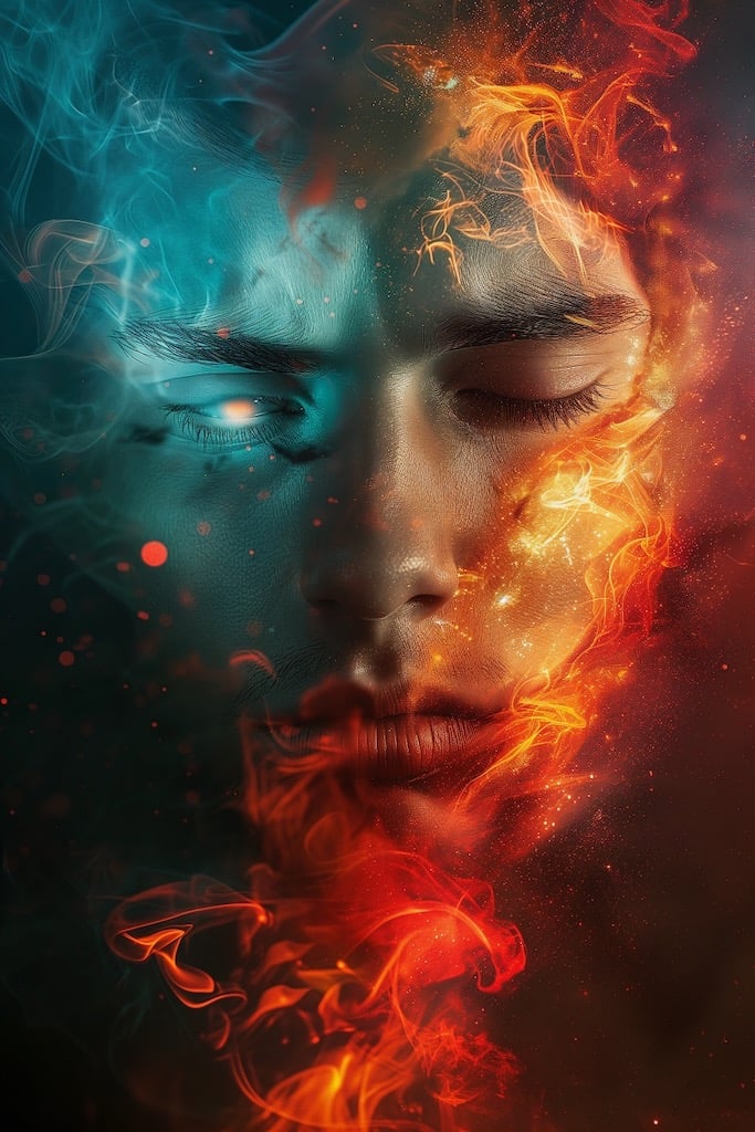 Image of a man depicting bipolar