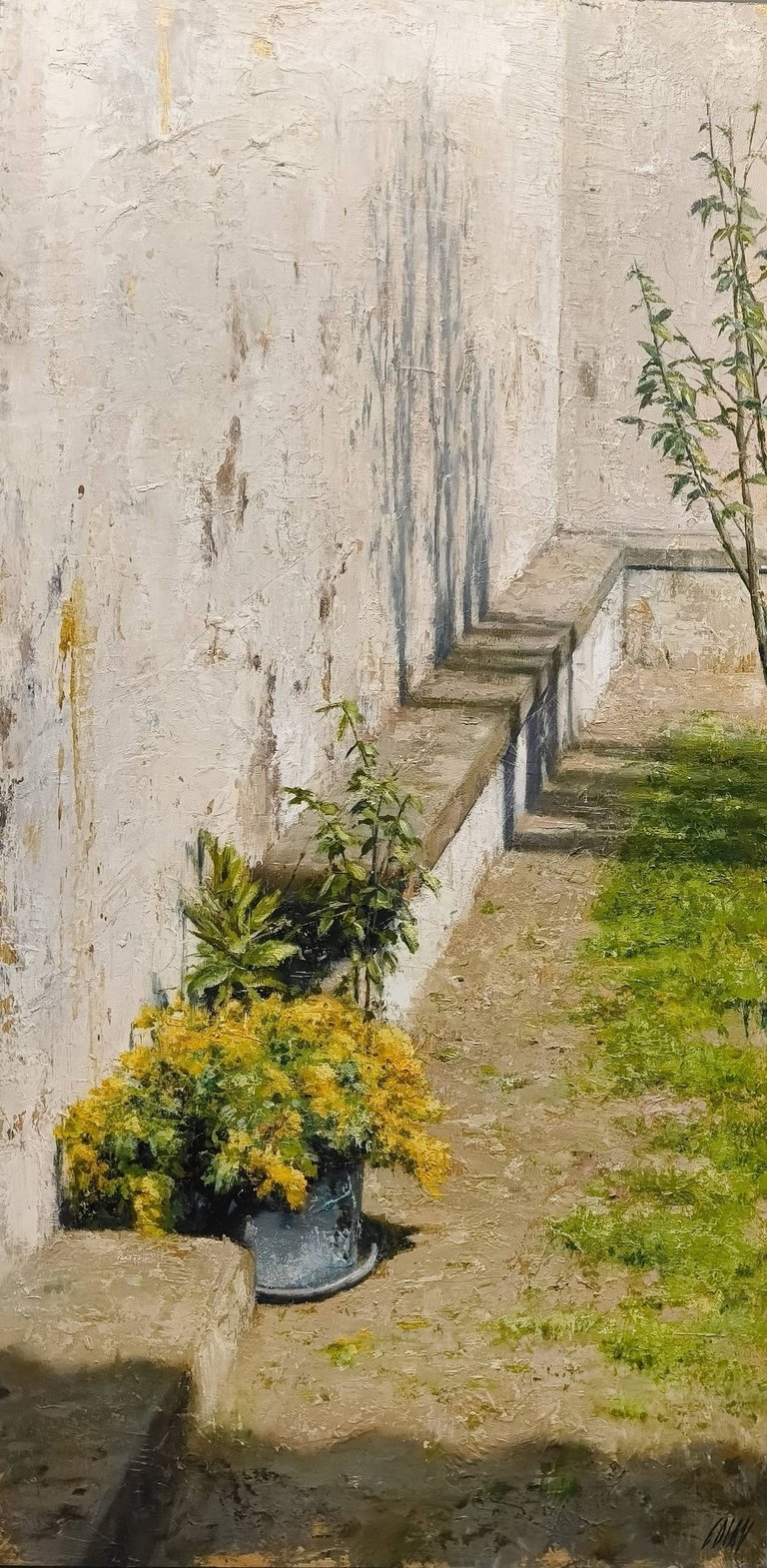 FLOWERS IN THE SUN 80 X 40