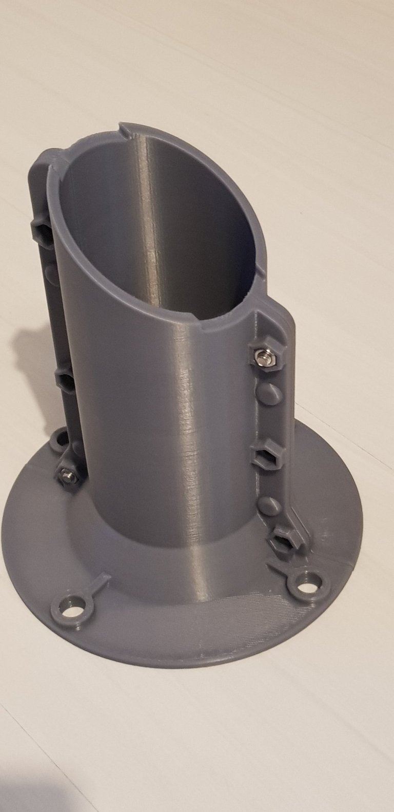 Custom-made ABS casing with nut inserts