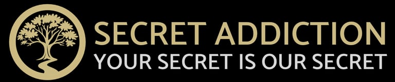 a logo for the secret addiction