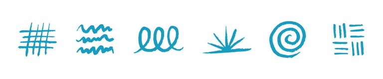 Brand Icons custom drawn for website work