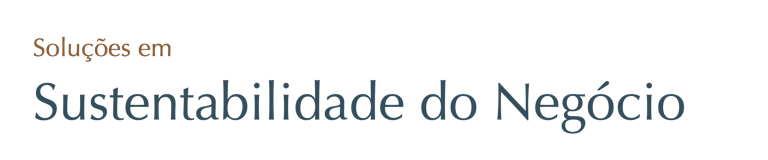 Soluções em Sustentabilidade do Negócio 