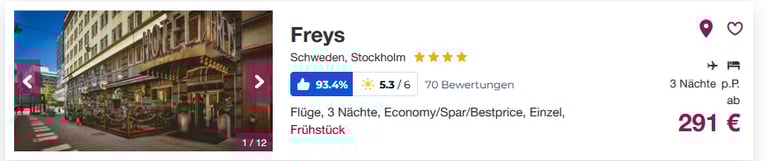 Eurowings Holidays Stockholm Deal