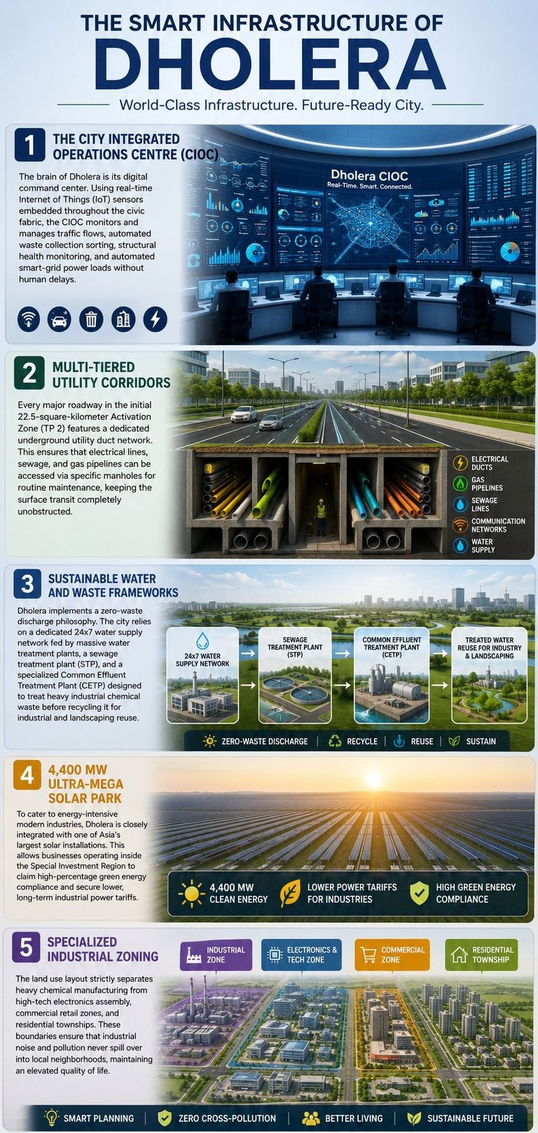 Key Features of Dholera City