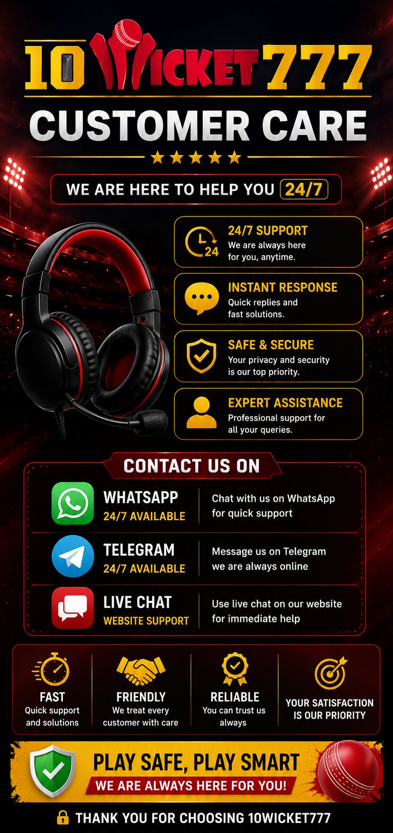 10wicket777 Customer Care