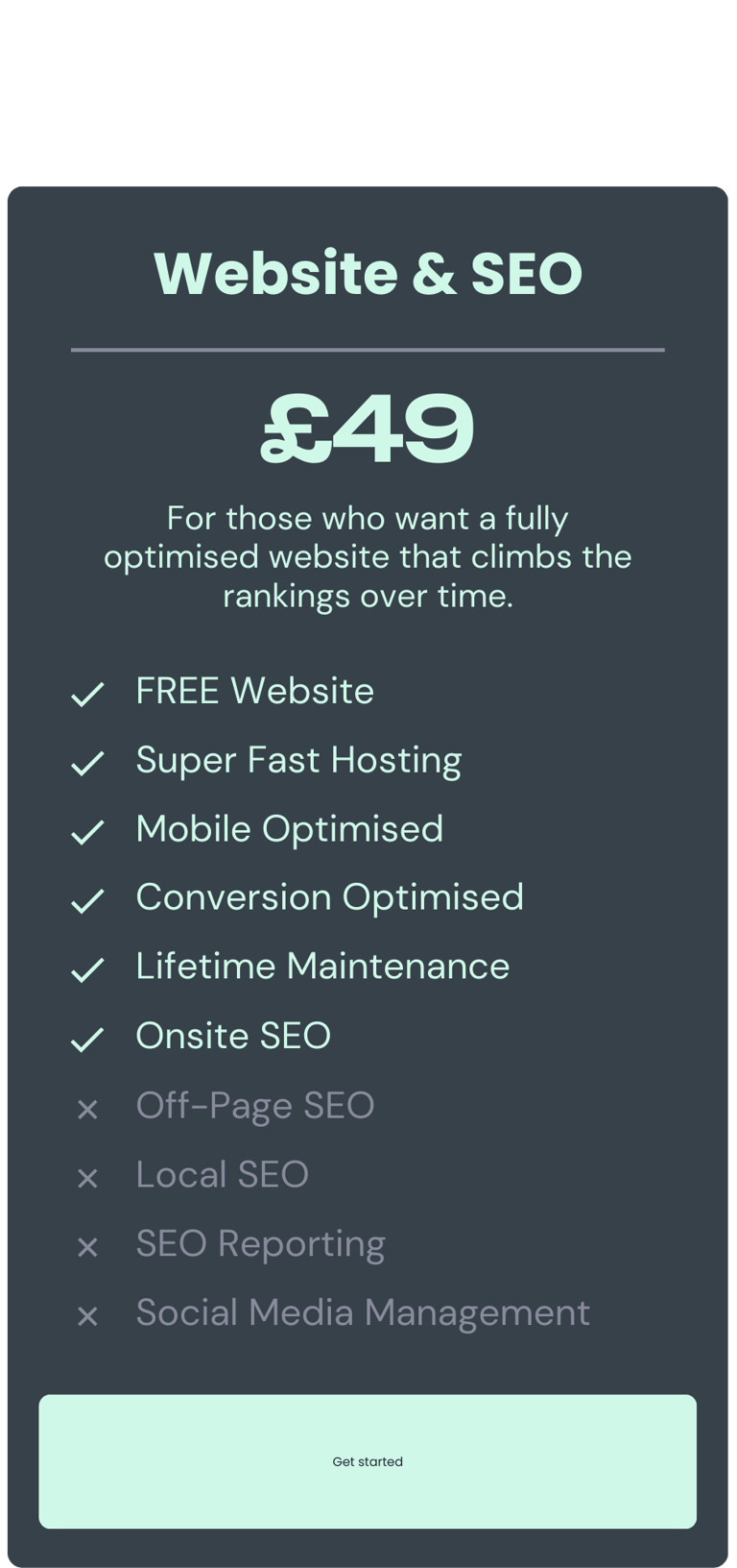 website & seo package