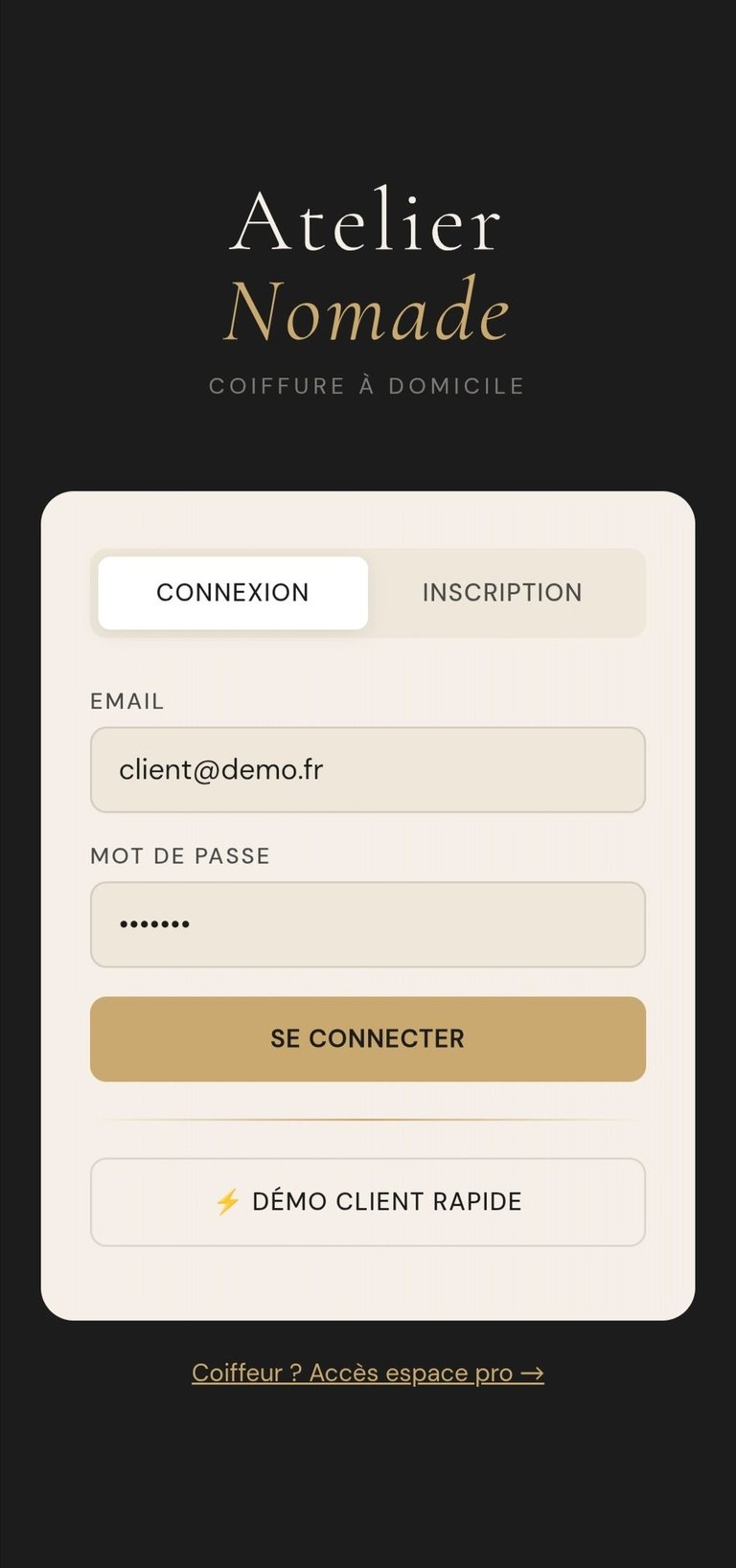 développement d'application pour coiffeur