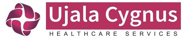 An image showing logo of ujala cygnus Hospital in Karnal