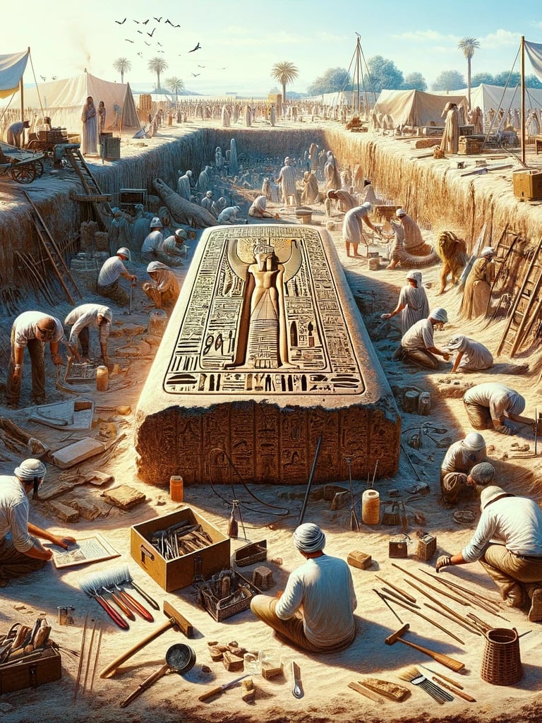 Excavaciones de Estela