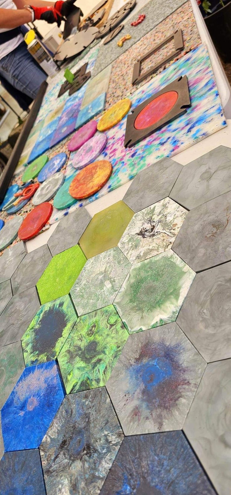 crédences, crédences en plastique recyclé