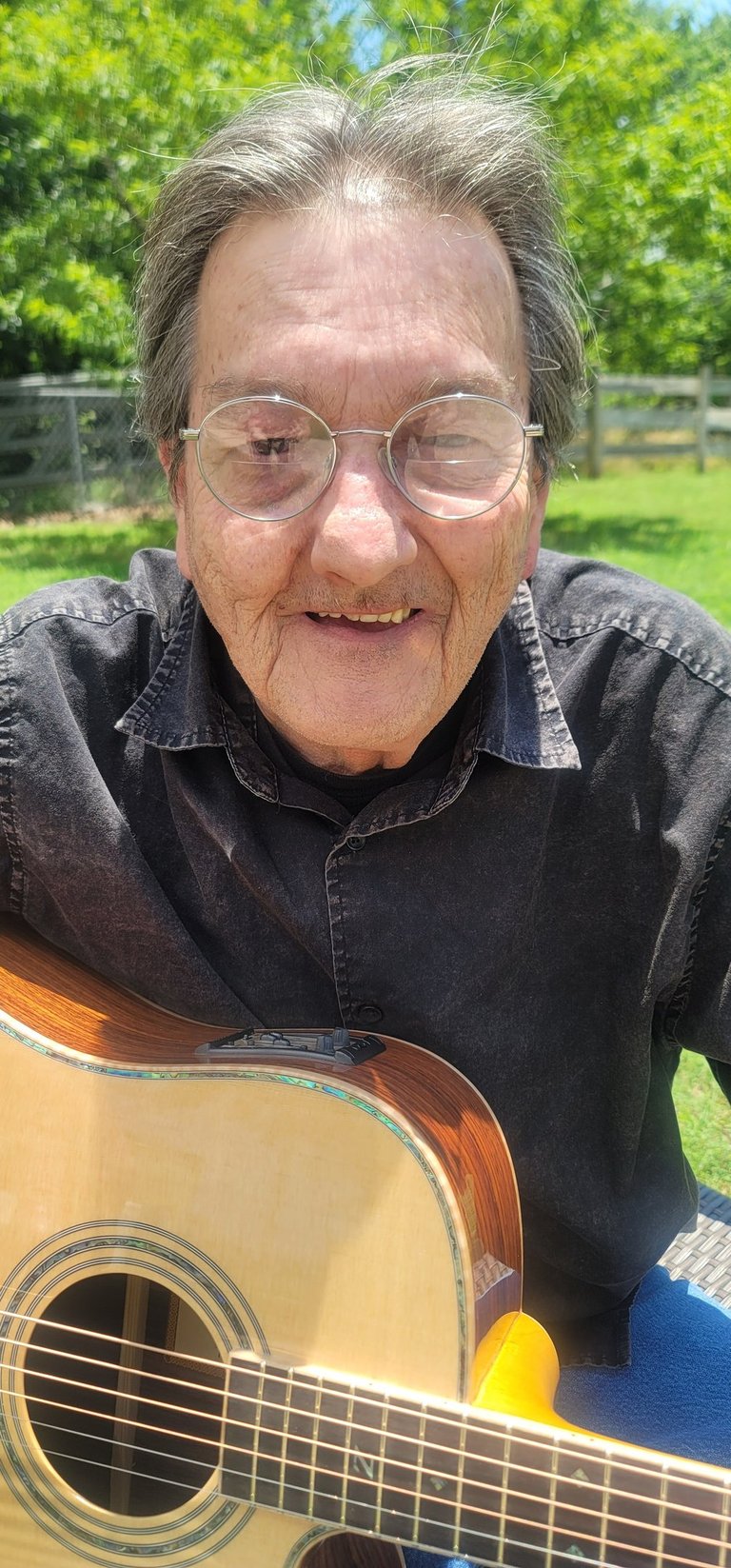 me playing after my cancer healing