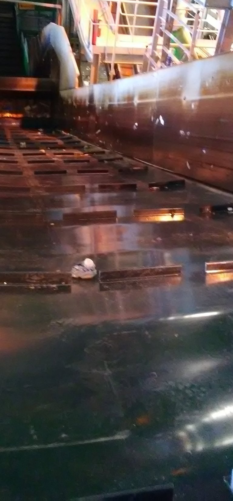 bande pvc a tasseaux centre de tri