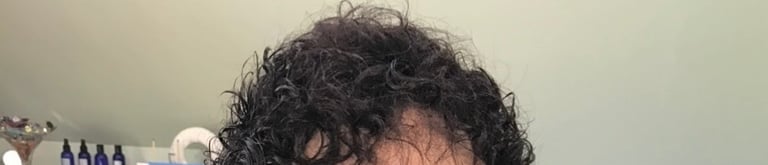 After permanent non-surgical hair replacement #23 with strand by strand method – fuller top and more