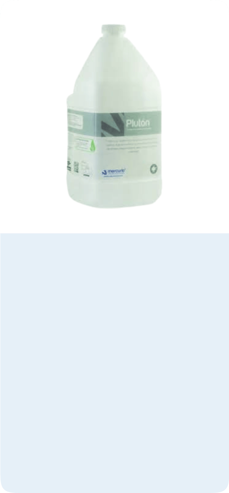 pluton sanitizante de superficies