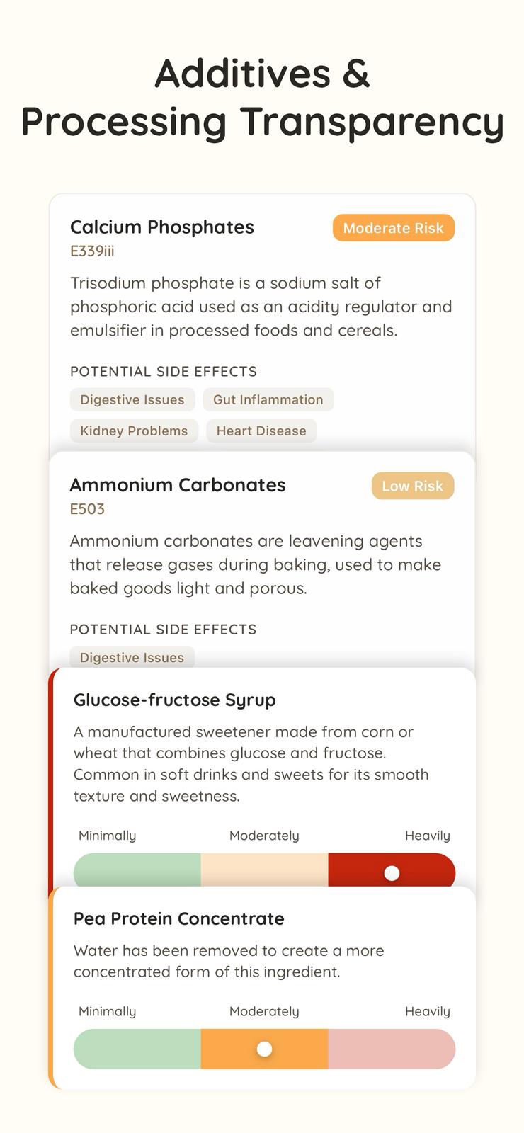Ingredient scanner, MyGredient, food scanner, cosmetic scanner