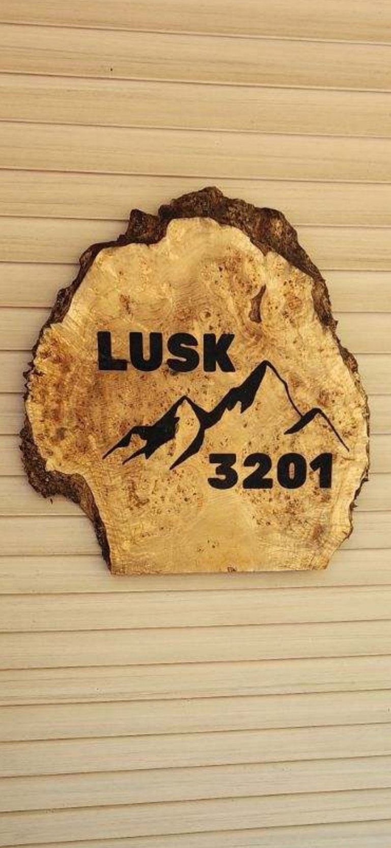Custom Laser engraved slab