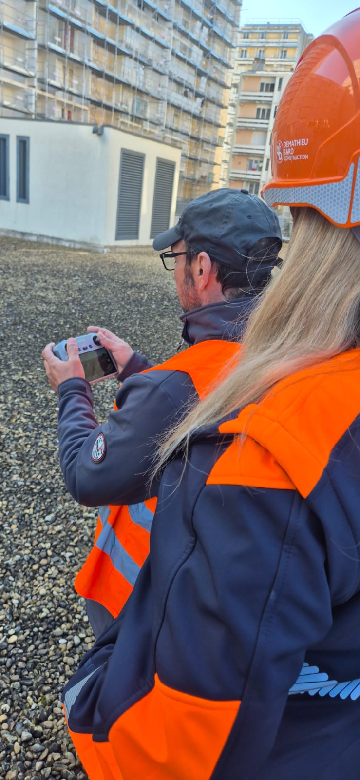 Photos aériennes à Alès pour l'entreprise DEMATHIEU BARD 