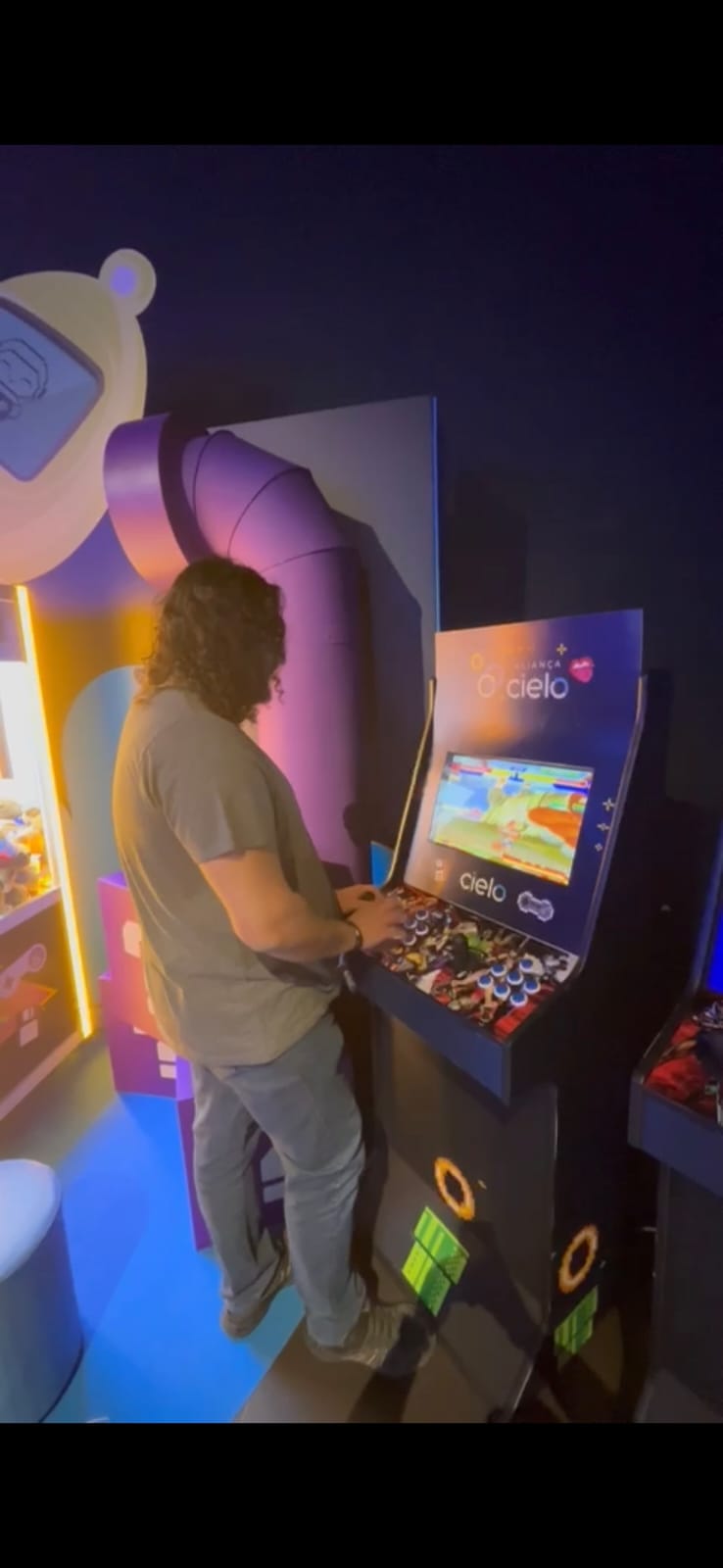 fliperama personalizado R.A Players para a Cielo