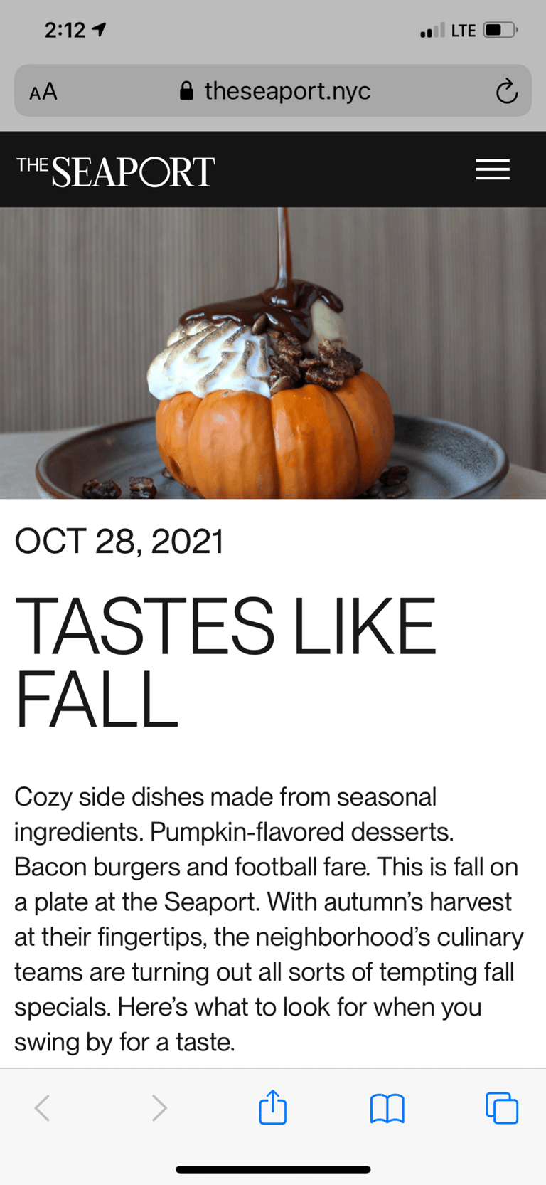 a pumpkin sundae by Paola Marocchi the first to create one like this