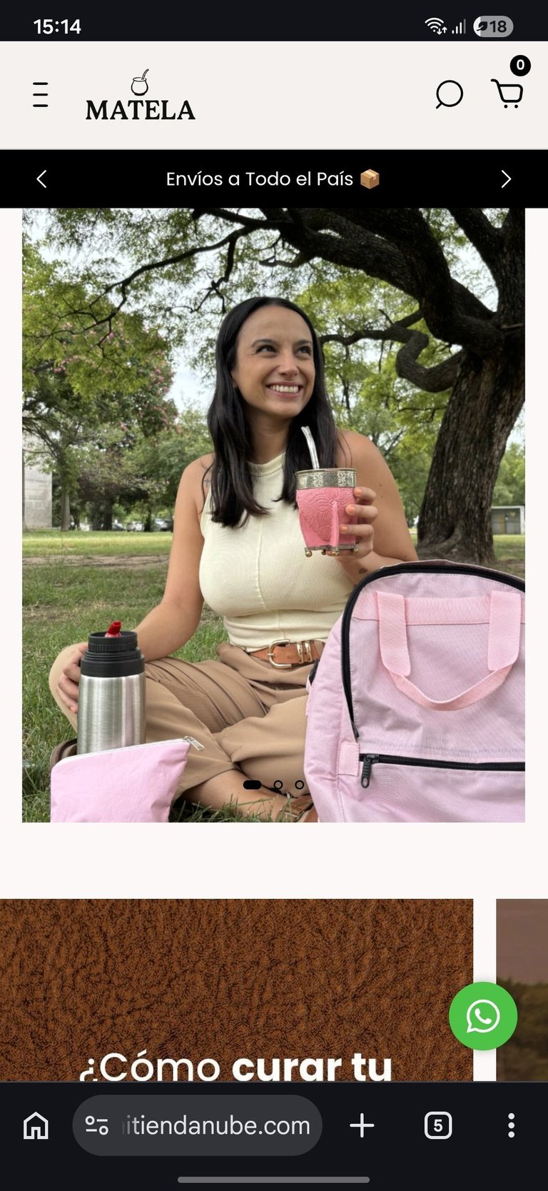 Imagen de sitio web hecho por hongui, es un sitio web de mates llamado matela