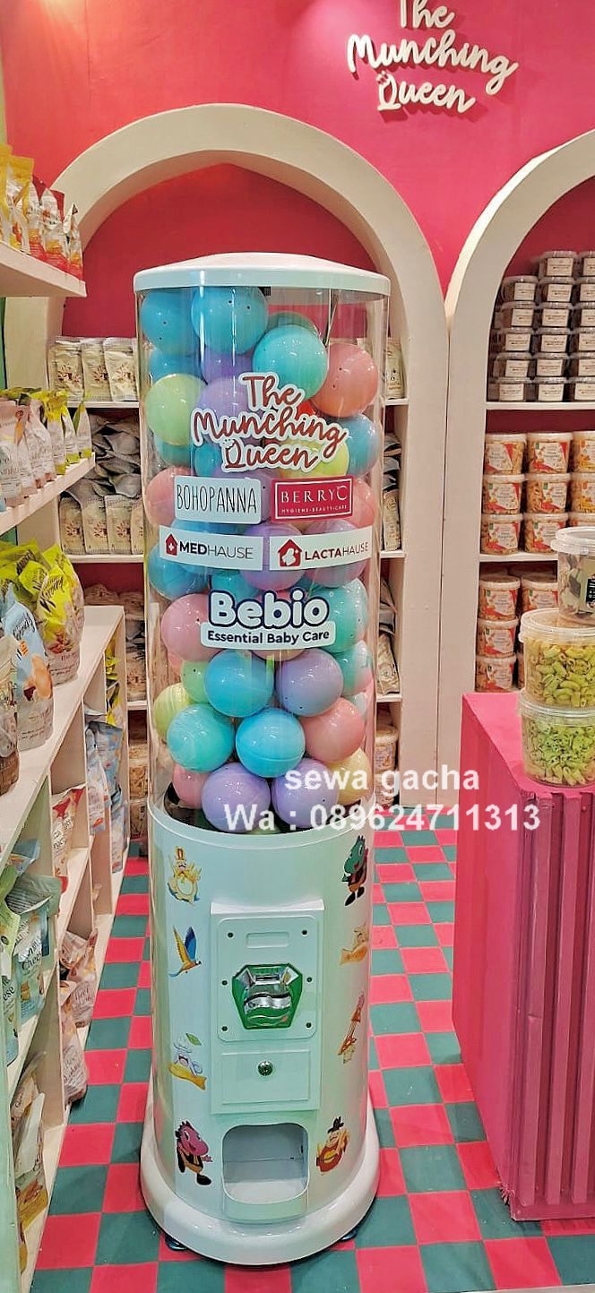 sewa mesin gacha gachapon custom