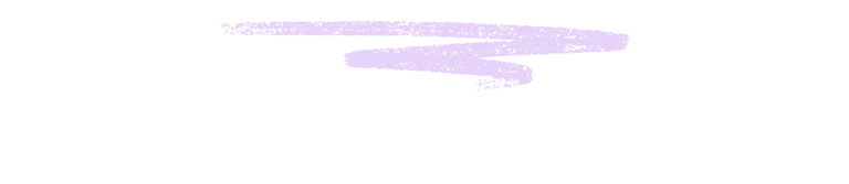 Lavendar underline squiggle to emphasize a word of copy